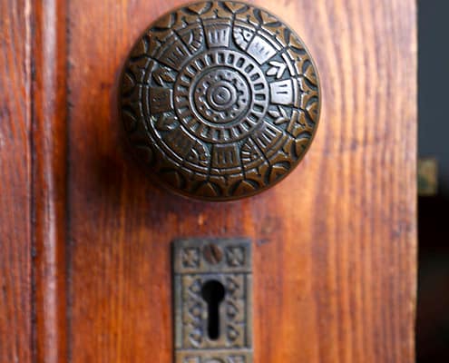 Door Knob inside Summerside Inn Bed and Breakfast